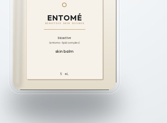 Entomé Skin Balm, label detail